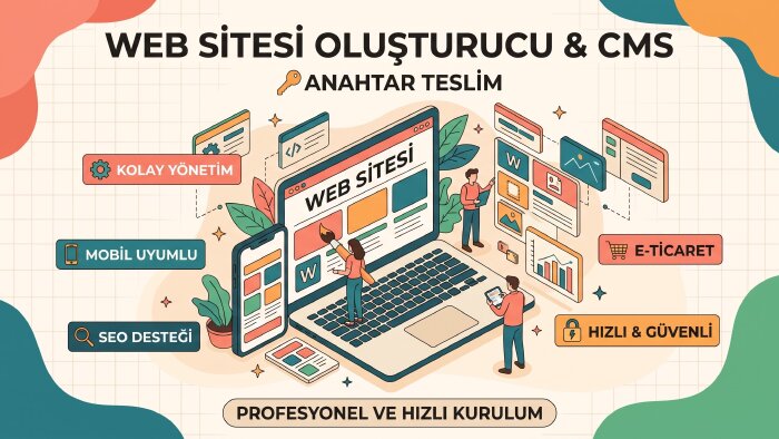CMS tabanlı web sitelerinizi hazırlarım