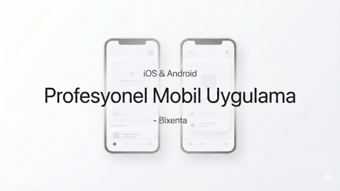 iOS & Android için özel mobil uygulama geliştiriyorum
