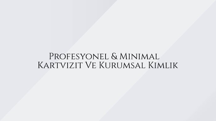 markanıza profesyonel kartvizit ve kurumsal kimlik yaparım