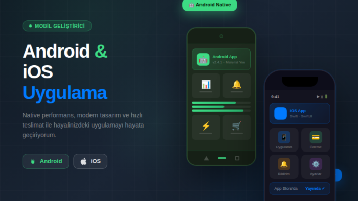 Size Özel Android Uygulama Geliştirebilirim