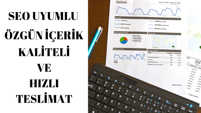 SEO uyumlu ve özgün içerikler üretmekteyim