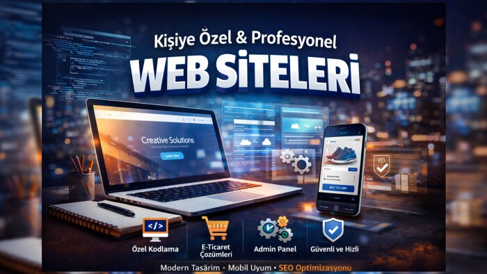 ihtiyacına uygun profesyonel web siteleri geliştiririm