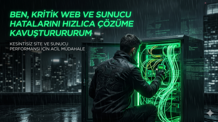 web ve sunucu hatalarını hızlıca çözüme kavuştururum