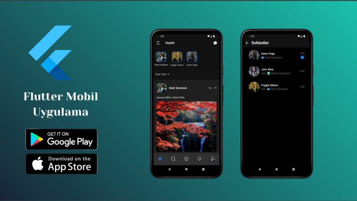 flutter ile mobil uygulama geliştirebilirim