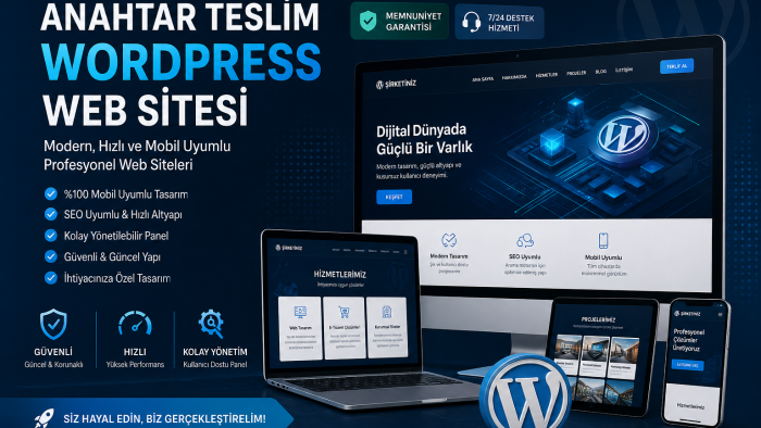 modern ve mobil uyumlu anahtar teslim siteler yaparım