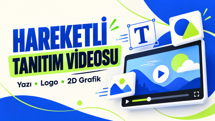 markanız için hareketli yazılı tanıtım videoları hazırlarım
