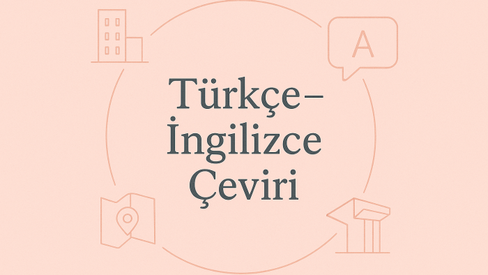 İngilizce–Türkçe metin çevirilerini profesyonelce yapıyorum