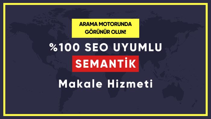%100 özgün, SEO uyumlu semantik web içeriği yazarım