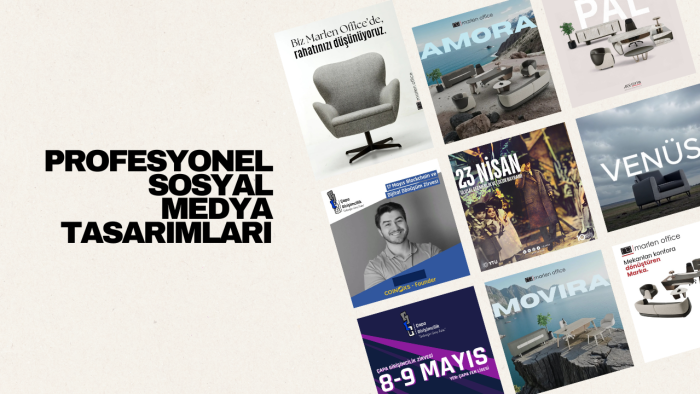 markanıza özel sosyal medya tasarımı yaparım