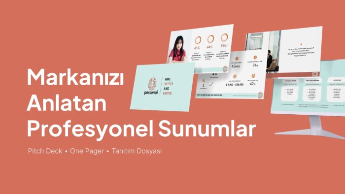 profesyonel sunum, one pager ve yatırımcı deck’i hazırlarım