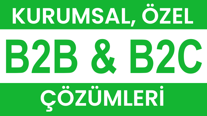 kurumsal ve profesyonel B2B ve B2C çözümleri geliştiririm