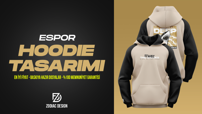 espor takımın için hoodie tasarımı yaparım