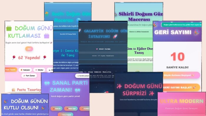 dijital hediye web sitesi yaparım