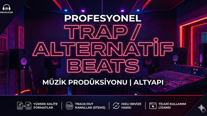 hit potansiyelli trap ve modern hip-hop altyapıları yaparım