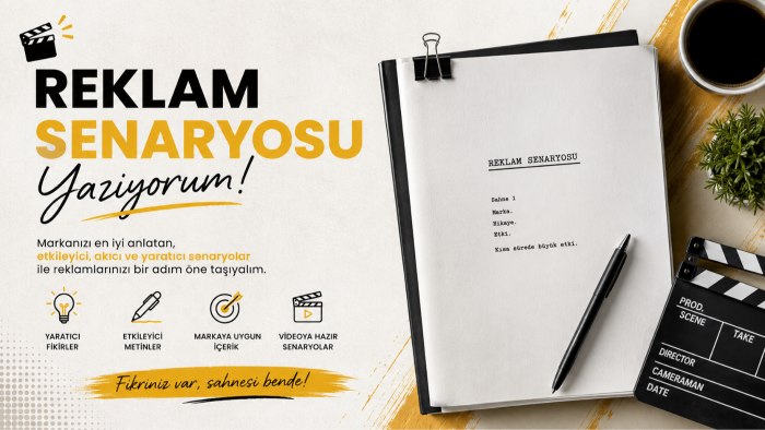 reklam senaryosu yazıyorum
