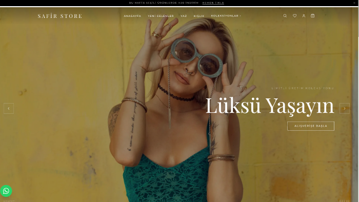 yüksek dönüşüm sağlayan güvenli e-ticaret sitesi yapıyorum