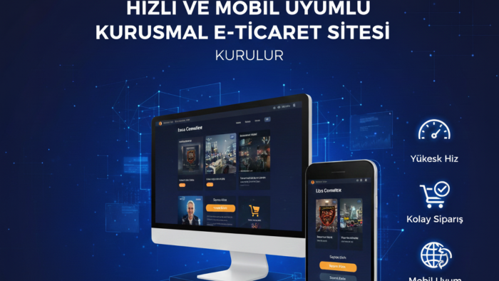 hızlı ve mobil uyumlu kurumsal e-ticaret sitesi kurabilirim