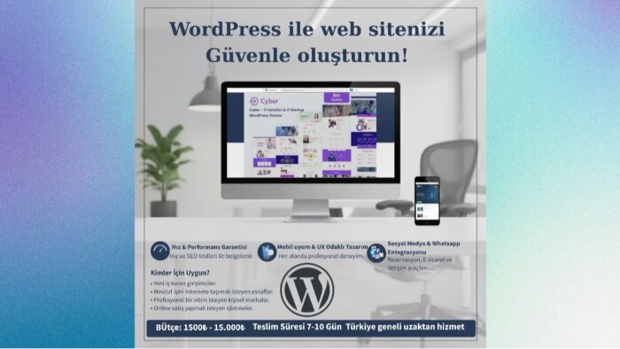 markana özel anahtar teslim web siteleri tasarlıyorum