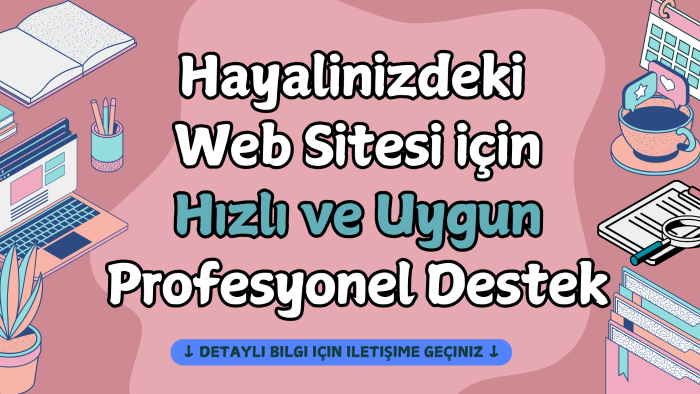 ihtiyacınıza özel web siteleri geliştiririm