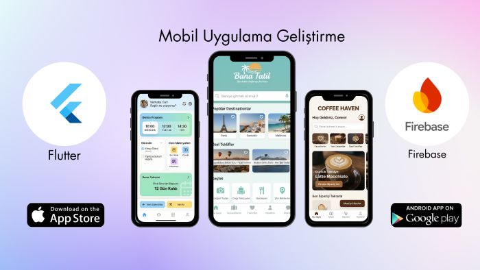 sizin için profesyonel mobil uygulamalar geliştiririm