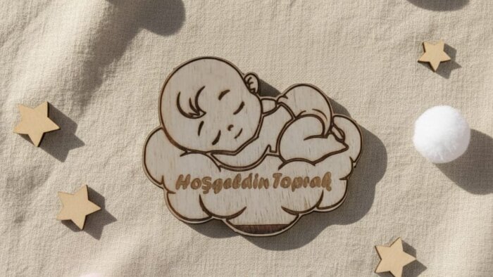 kişiye özel lazer kesim ahşap tablo, magnet vb. hediyelik yaparım