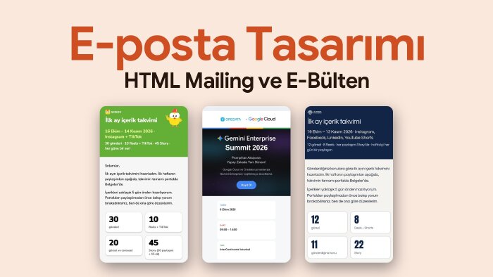 html e-posta ve e-bülten tasarımı yaparım