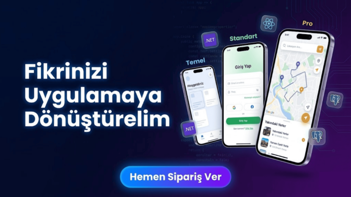 hayalinizdeki mobil uygulamayı geliştiririm