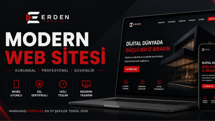 işletmeniz için modern ve profesyonel web sitesi yaparım