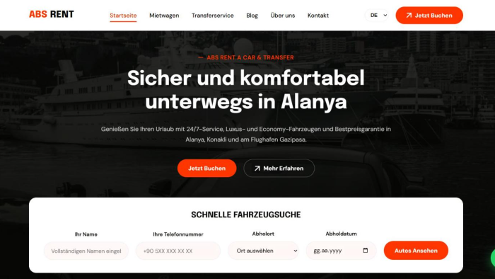 turizm işletmeniz için çok dilli web sitesi kurarım