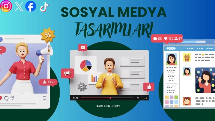 sosyal medyanız için tasarımlar yaparım