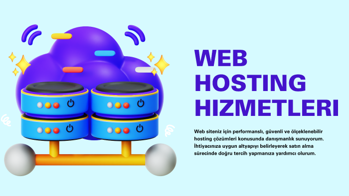 web siteleri için altyapı ve alan adı planlaması yaparım