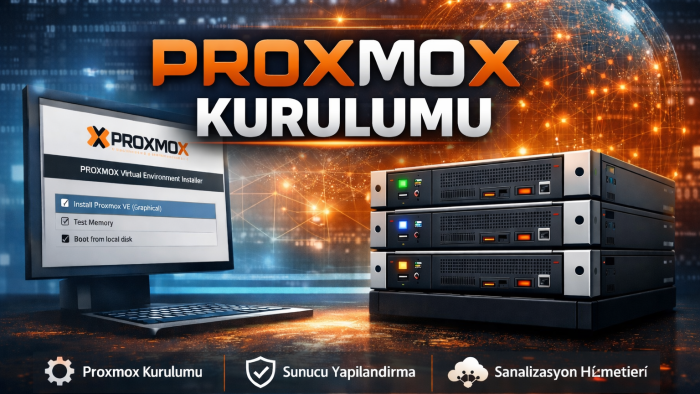 Proxmox VE kurulumunuzu baştan sona yaparım