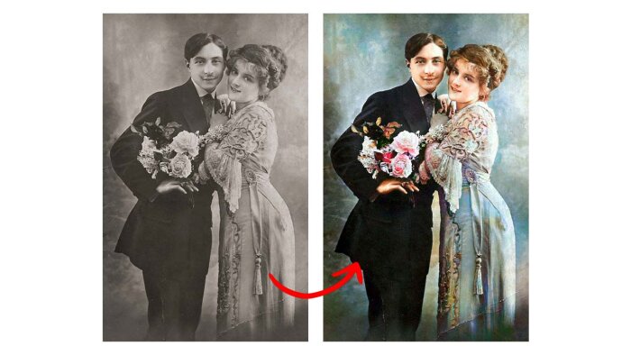 siyah beyaz fotoğraflarınızı renkli hale getiririm