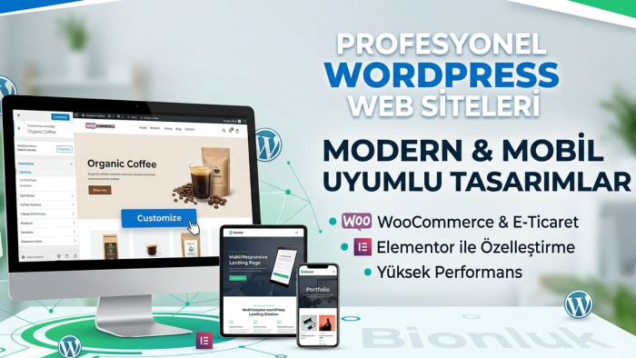 profesyonel WordPress web siteleri tasarlarım