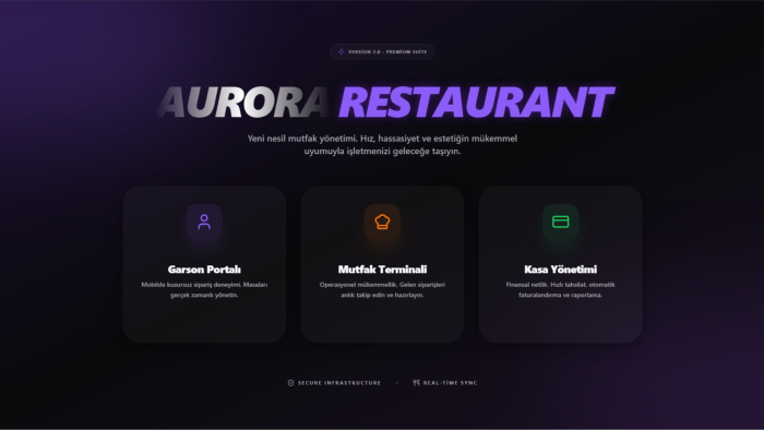 restoran masa takip sistemi kurarım