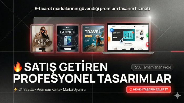 sizin için reklam&banner tasarlayabilirim