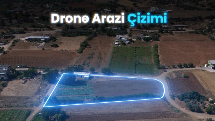 drone çekimlere alan, yol ve konum işaretleme yapıyorum
