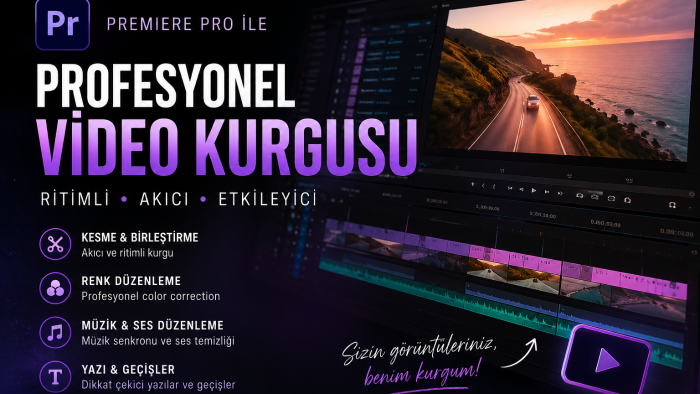 sosyal medya için akıcı ve temiz video kurgusu yaparım