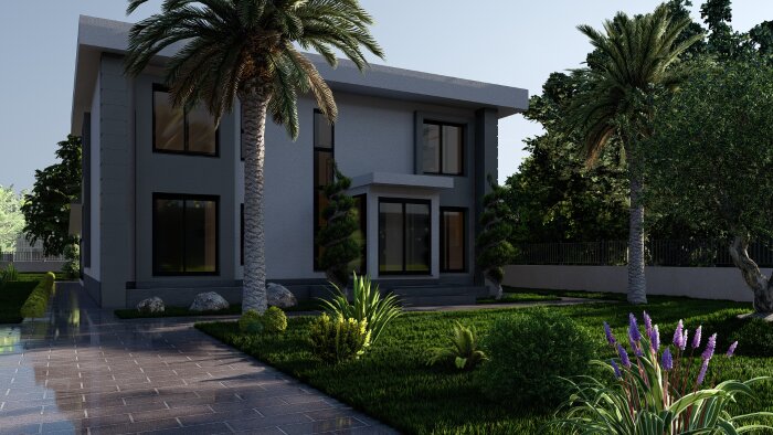 realistik iç ve dış mekan renderı alırım
