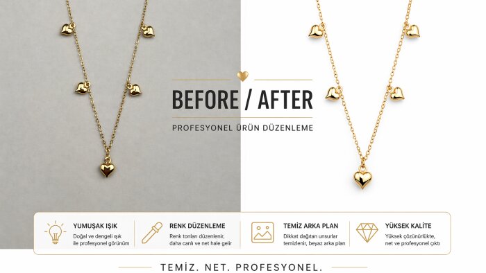 takı markaları için profesyonel görsel ve reels hazırlarım