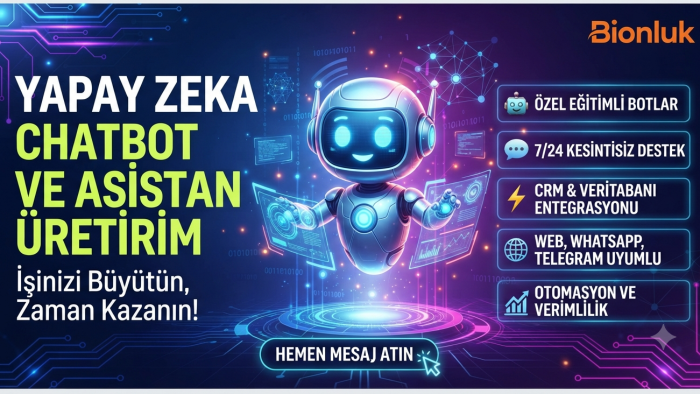 AI Chatbotlar ve ya AI asistanlar üretirim
