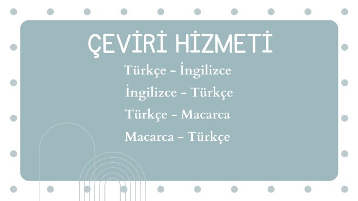  Türkçe-İngilizce-Macarca çevirilerinizi yapabilirim