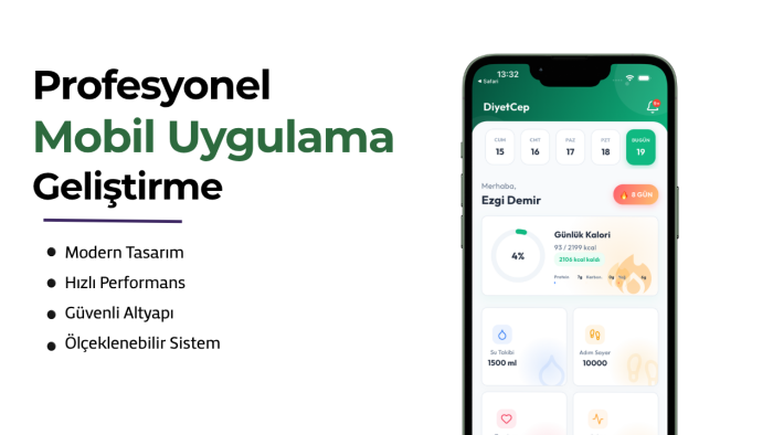 profesyonel mobil uygulamalar geliştiririm