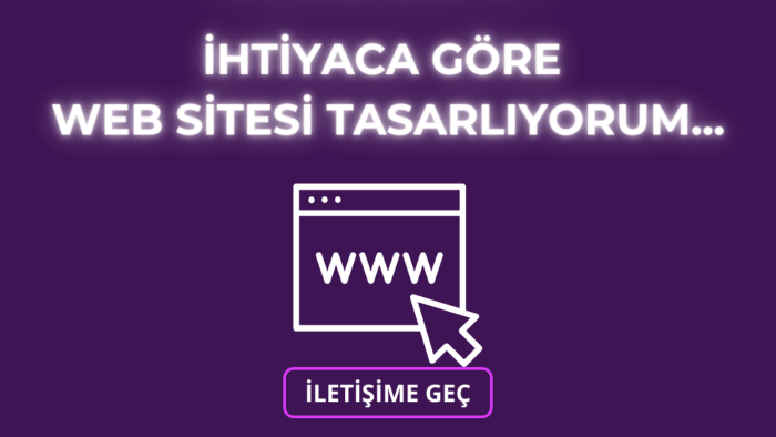 dilediğiniz şekilde fonksiyonel web sitesi tasarlarım