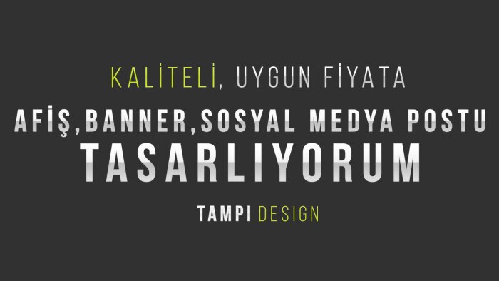 sosyal medya tasarımla ilgili tüm isteklerinizi gideririm
