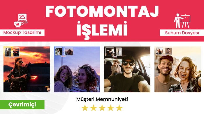 fotomontaj işlemi yaparım