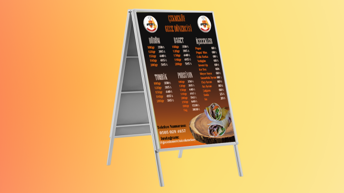 mağaza, restoran, kafe için broşür veya menü tasarlarım