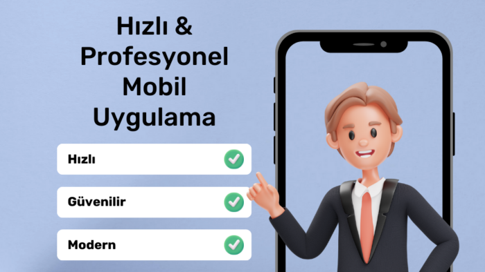 sizin için modern tasarımlı mobil uygulama hazırlıyorum