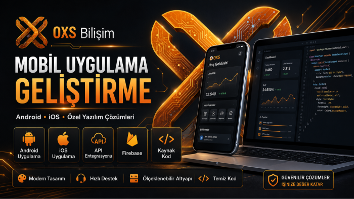Android ve iOS mobil uygulama geliştiririm