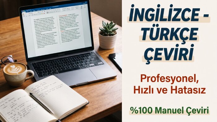 İngilizce makalelerinizi profesyonelce Türkçeye çeviririm